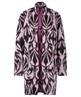 Marc Cain lang wolmix vest furry ornament