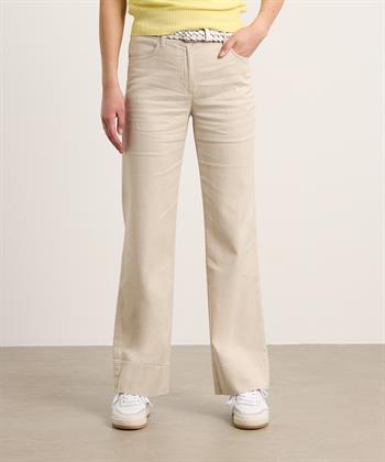 Marc Cain linnenmix wide leg broek Faid
