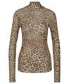 Marc Cain mesh col shirt panterprint