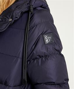 Marc Cain middellange dons pufferjas