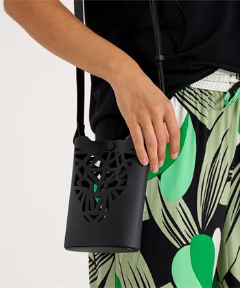 Marc Cain mini-bag Leopard cut-out