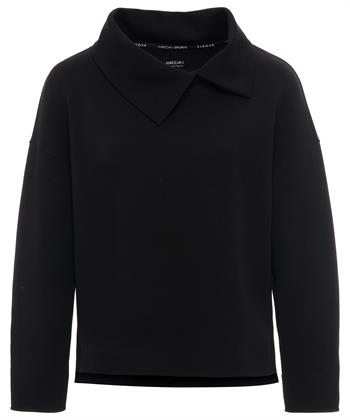 Marc Cain oversized sweater asymmetrische kraag