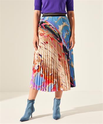 Marc Cain plissé rok multicolour