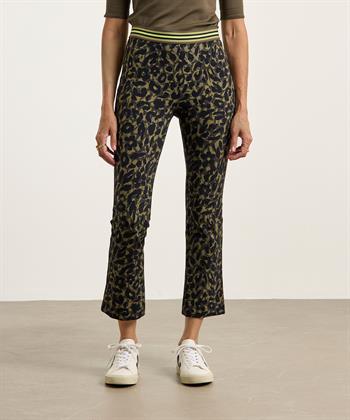 Marc Cain pull-on scuba broek panter Frederica