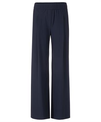 Marc Cain pull-on wide fit broek rib Wedi