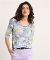Marc Cain rib shirt pastel print