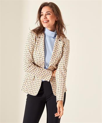 Marc Cain scuba blazer retroprint