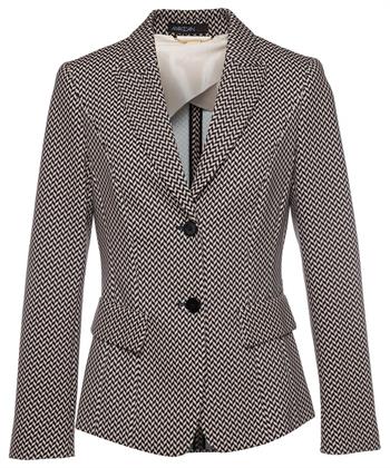 Marc Cain scuba blazer zigzagprint