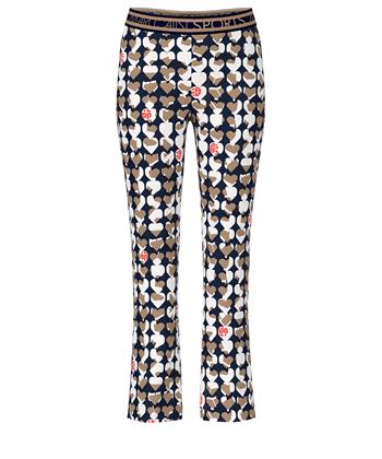 Marc Cain scuba kick flare broek hartjes Frederica