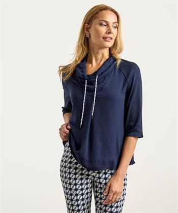 Marc Cain shirt col koordjes