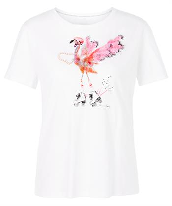 Marc Cain shirt met struisvogel print
