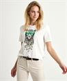 Marc Cain shirt print panter bril