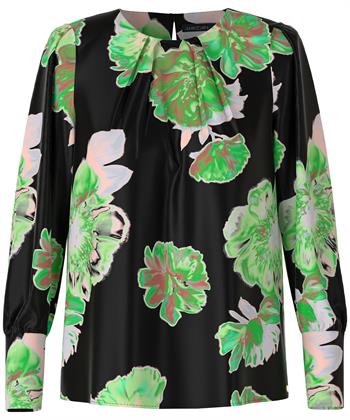 Marc Cain silky blouse bloemenprint