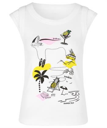 Marc Cain singlet print mesh