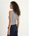 Marc Cain singlet turtleneck strepen