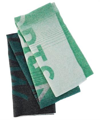 Marc Cain sjaal wolmix letterprint