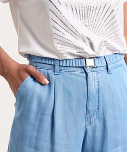 Marc Cain soft denim wide leg broek Wichita