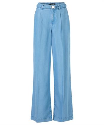 Marc Cain soft denim wide leg broek Wichita