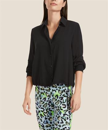 Marc Cain Sports blouse Japanse 'zijde' aansnoerkoord