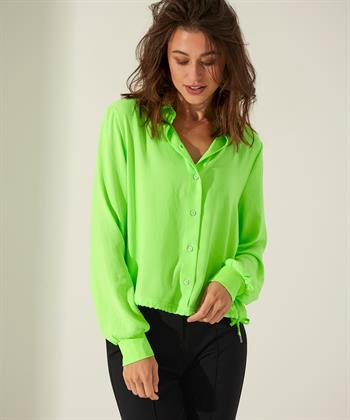 Marc Cain Sports blouse Japanse 'zijde' aansnoerkoord