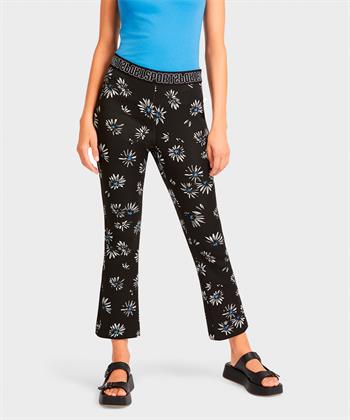 Marc Cain Sports broek kick flare scuba flower