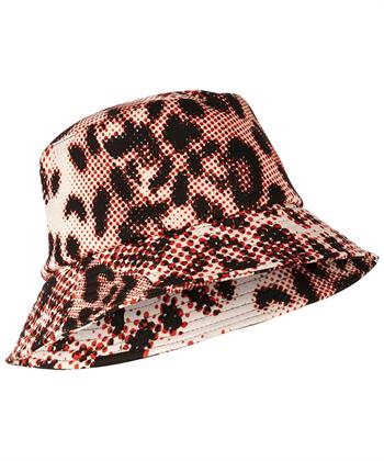 Marc Cain Sports bucket hat panterprint grafisch