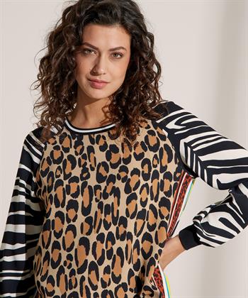 Marc Cain Sports scuba blouse mixed animal