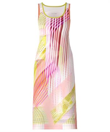 Marc Cain Sports singletjurk rib lemonade print