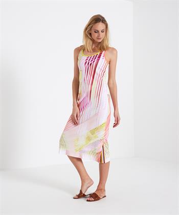 Marc Cain Sports singletjurk rib lemonade print