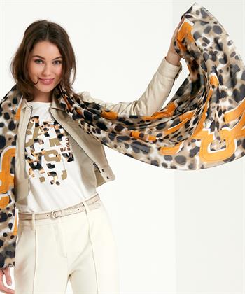 Marc Cain Sports sjaal animalprint