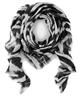 Marc Cain Sports sjaal zebraprint