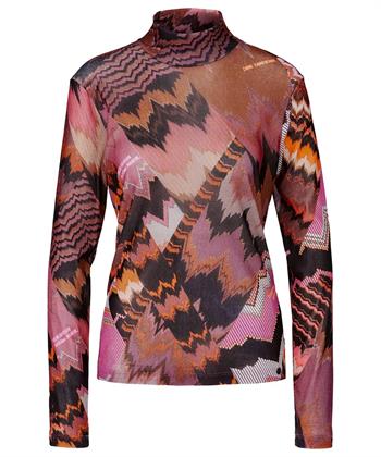 Marc Cain Sports soft mesh top mountainprint