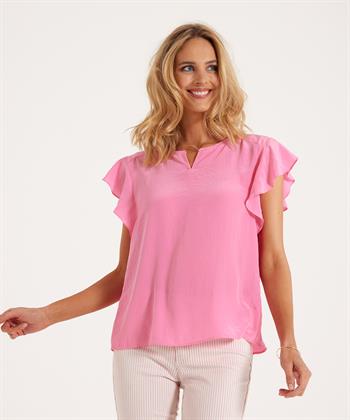 Marc Cain Sports top volant mouw
