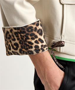 Marc Cain sweat vest panterprint omslag