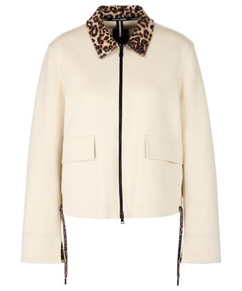 Marc Cain sweat vest panterprint omslag