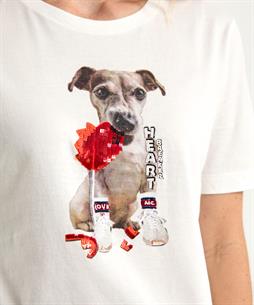 Marc Cain T-shirt hondje pailletten