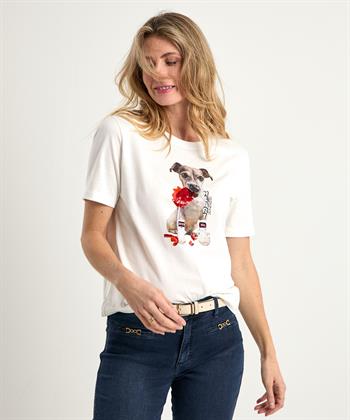 Marc Cain T-shirt hondje pailletten