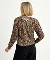 Marc Cain top plissémouw panterprint