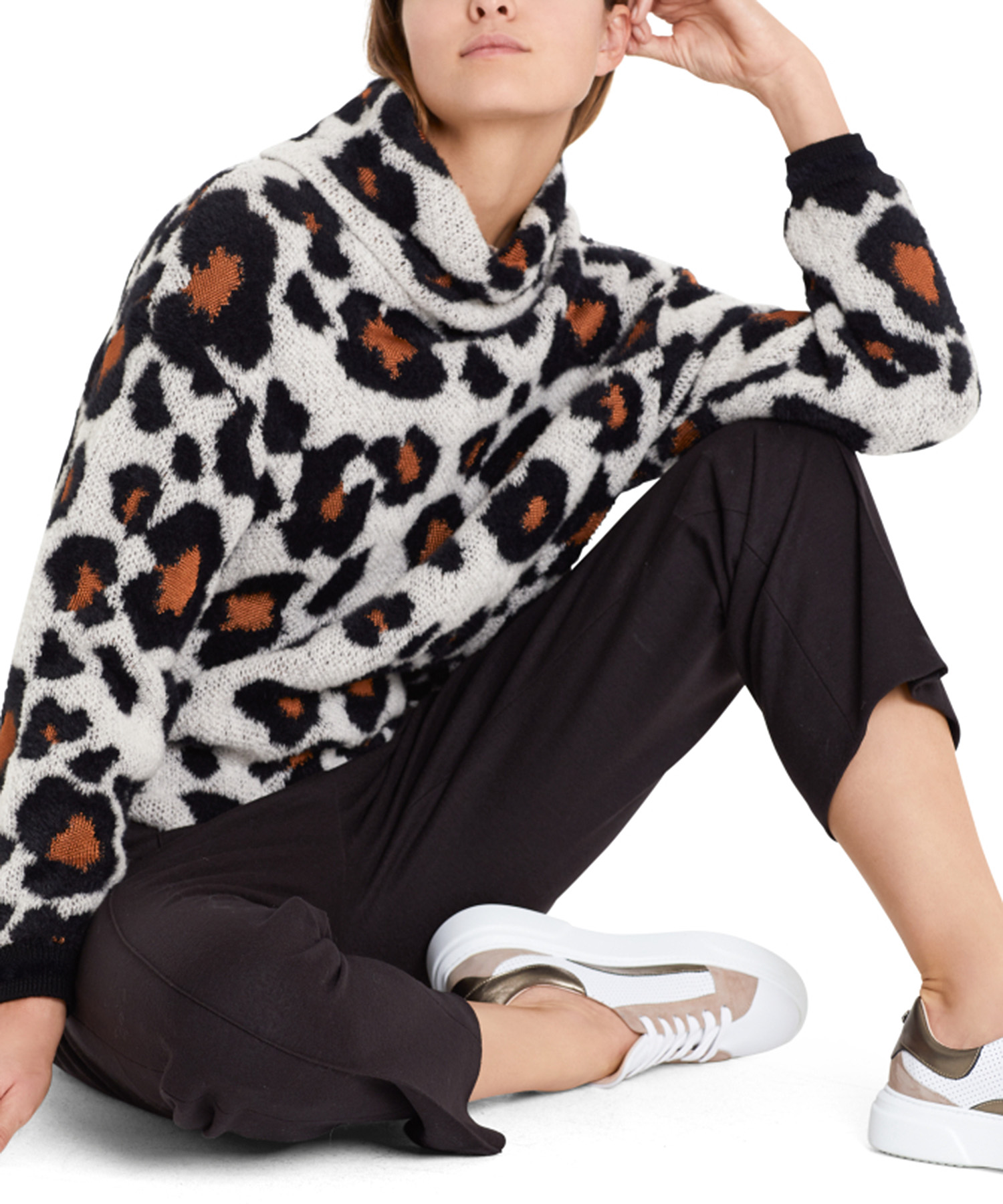 Marc Cain trui met dierprint Marc Cain trui met dierprint