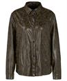 Marc Cain vegan leather blouse panter