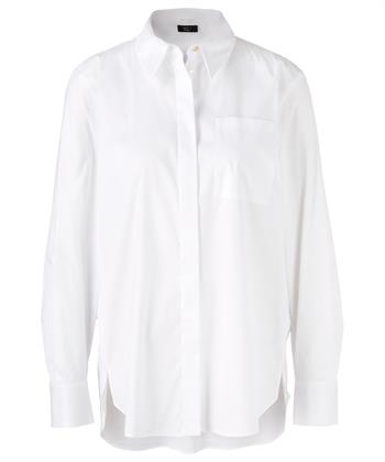 Marc Cain verlengde poplin blouse