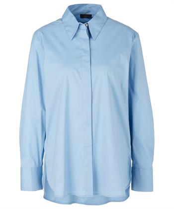 Marc Cain verlengde poplin blouse