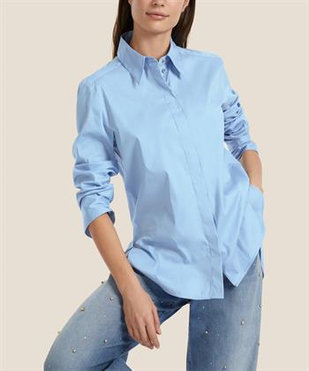 Marc Cain verlengde poplin blouse