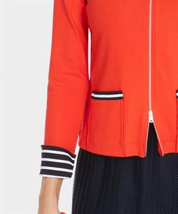 Marc Cain vestje rits streepdetails