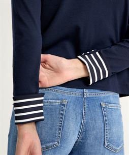 Marc Cain vestje rits streepdetails
