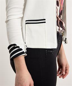 Marc Cain vestje rits streepdetails