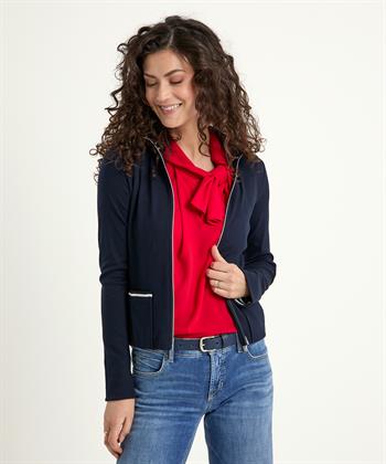 Marc Cain vestje rits streepdetails