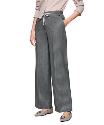 Marc Cain wide leg broek lurex flanel Washington