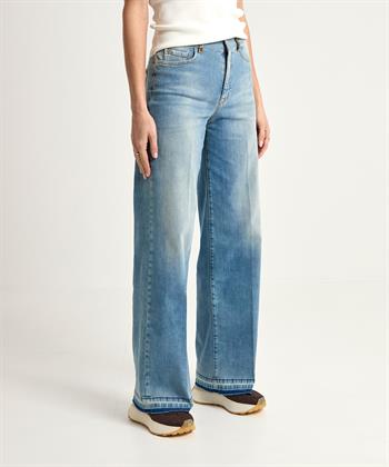 Marc Cain wide leg jeans panterbiesje Warri