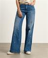 Marc Cain wide leg jeans siersteentjes Warri